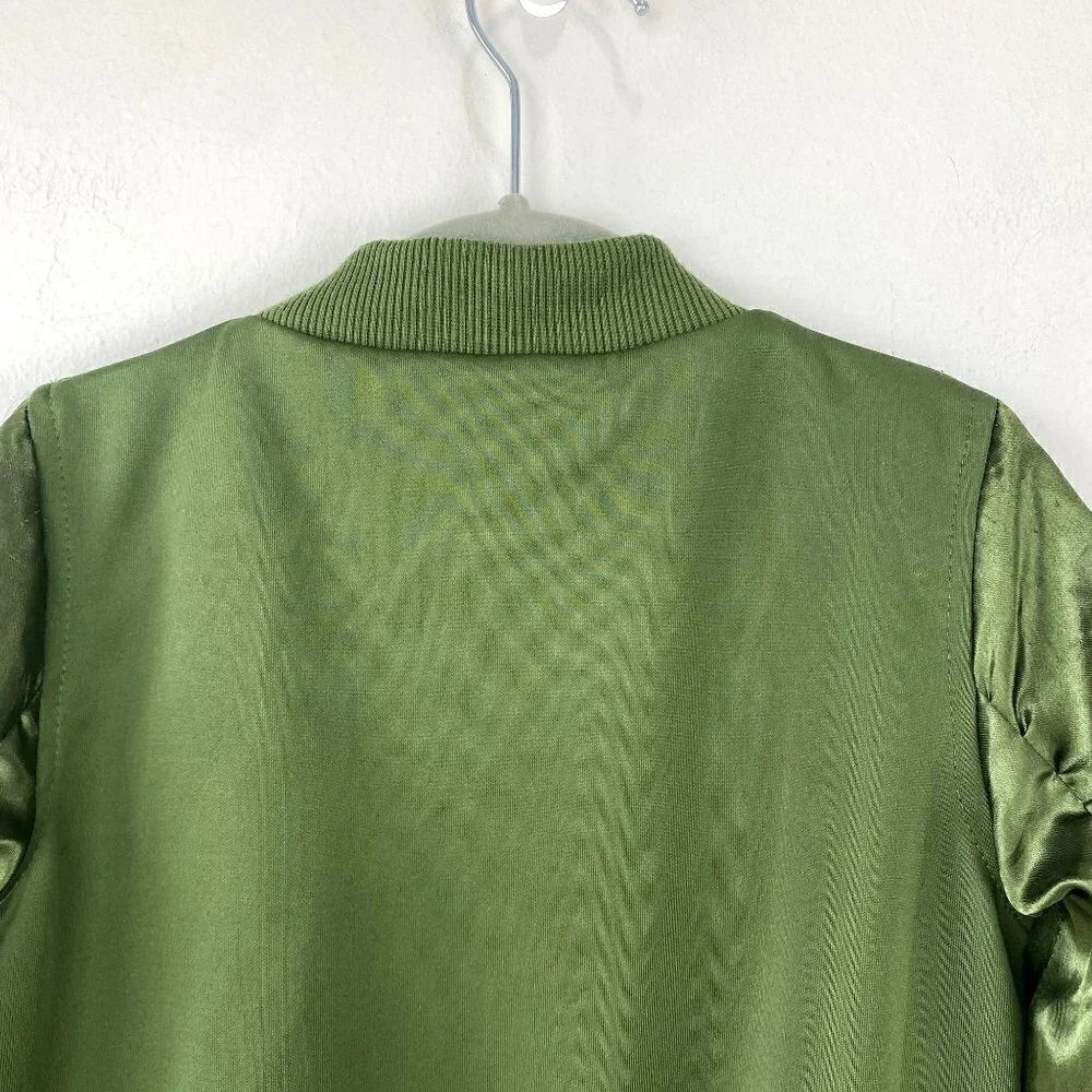 Coogi Lightweight Green Floral Graphic Track Jacket 4T